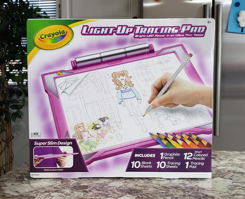 Crayola Light Up Tracing Pad Pink : Target