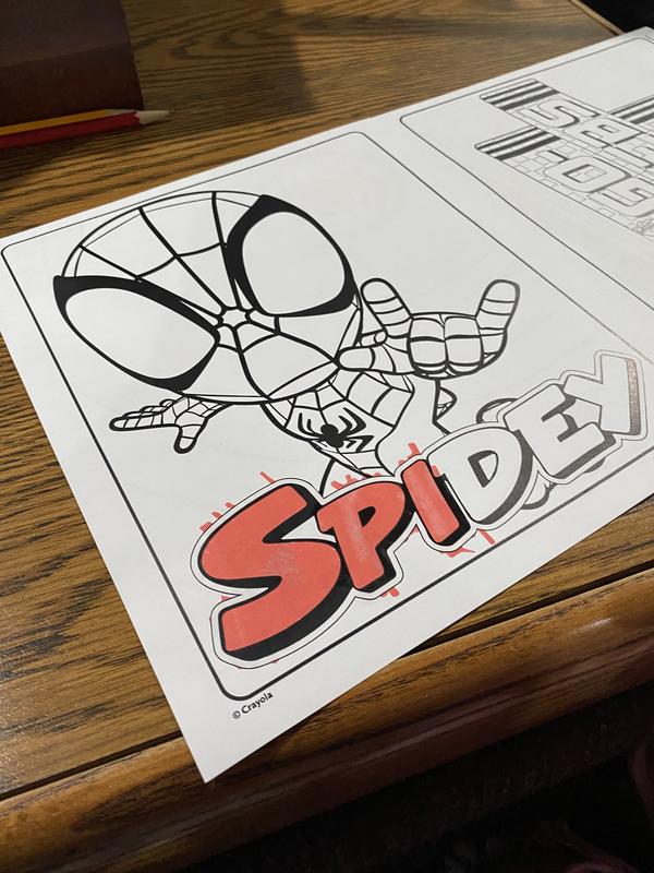 Crayola Color Wonder, Spiderman Coloring Pages & Mess Free Markers, Gift