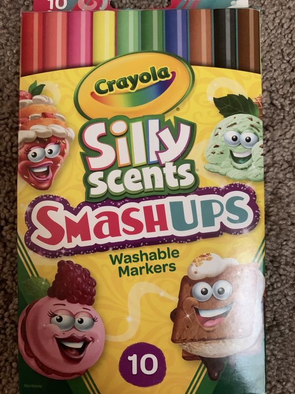 Crayola Silly Scents Smash Ups Broad Line Washable Scented Markers, 10 Per  Pack, 6 Packs - Yahoo Shopping
