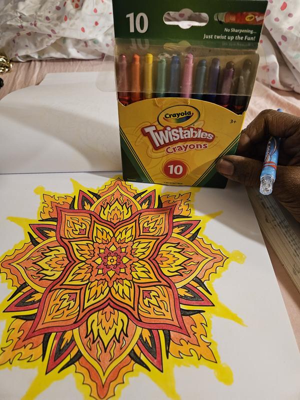 Crayola Twistables Mini Crayons Miniature Size 0.44 x 4 24 Assorted ...