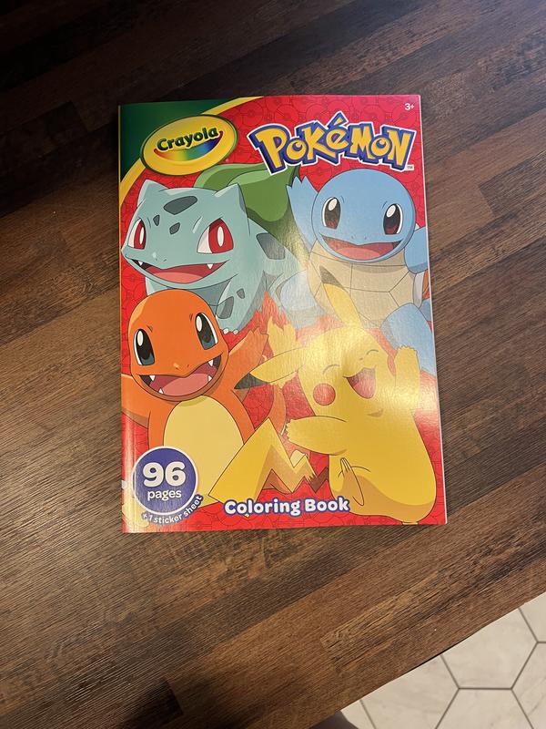 Crayola Coloring Book-Pokemon, 96 Pages – S&D Kids