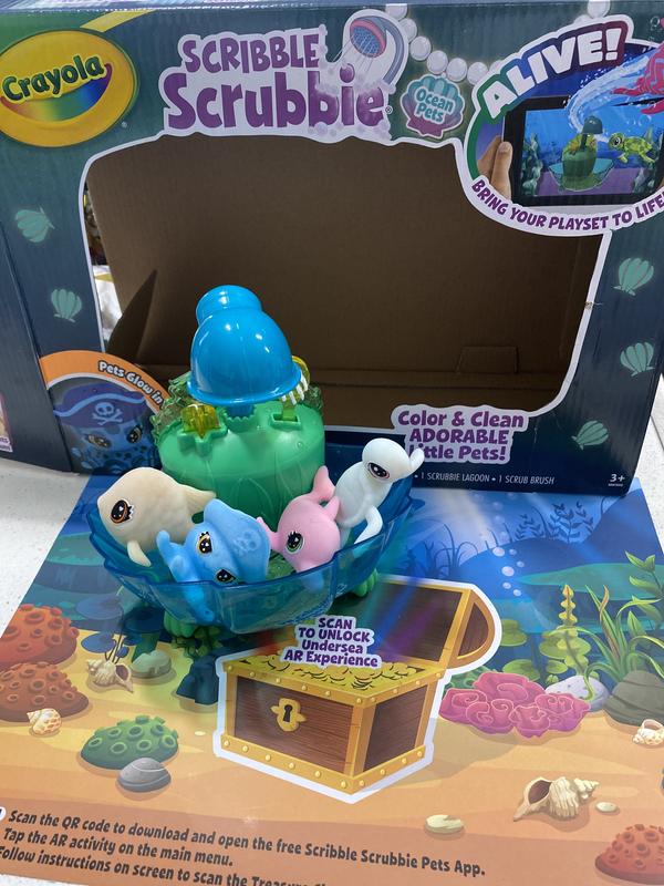 Crayola Scribble Scrubbie Ocean Pets Lagoon Tub Set, 1 ct - Pay Less Super  Markets