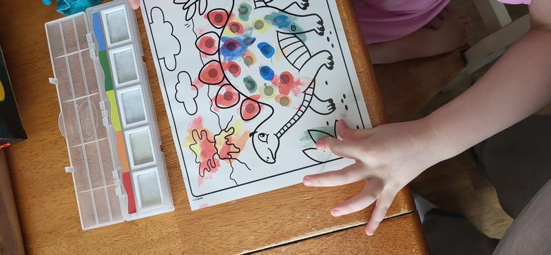 Crayola Color Wonder Fingerprint Activity Book - - Fat Brain Toys