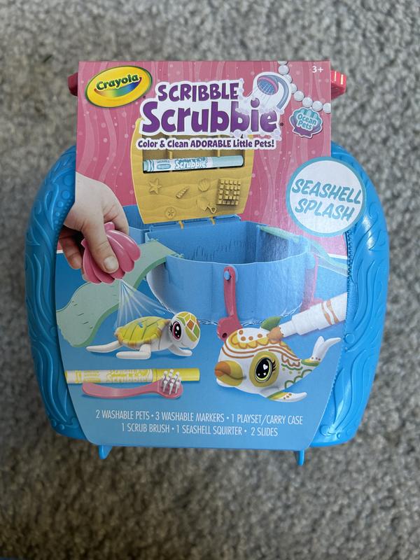 Crayola Scribble Scrubbie Glow Lagoon Pets, Sea Animal Toys, Gifts for for  Boys & Girls, 3+