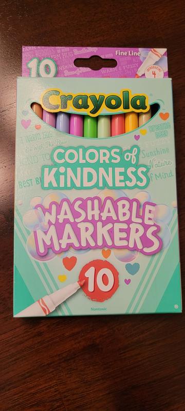 Crayola Colors Of Kindness Crayons, Nontoxic, Assorted Colors, 24 Count