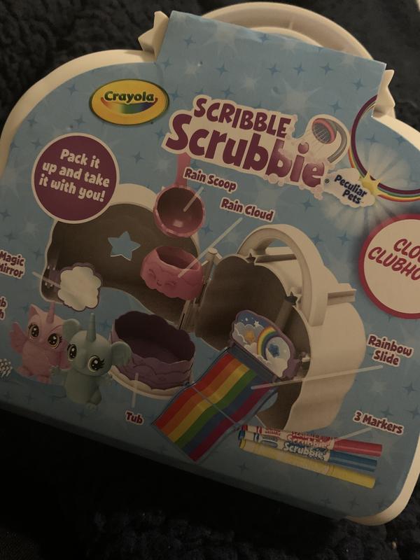 Crayola Scribble Scrubbie Pets Purple Tub Set, Gift For Kids, Ages 3, 4, 5,  6