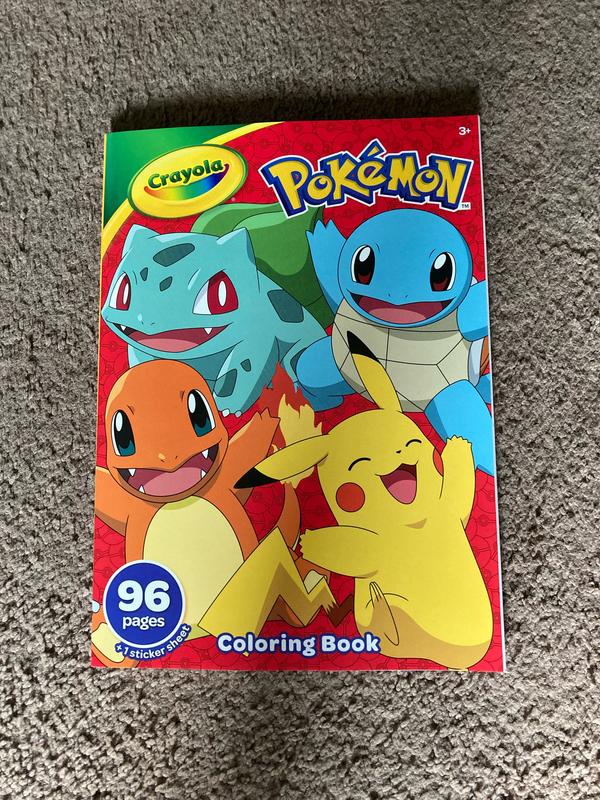 Pokémon Coloring & Activity Book with 4 Crayons | Included Over 30  Stickers, Games, Puzzles, Pokémon Cards & More | Pokémon Characters  Coloring Book