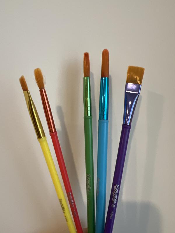 Crayola Art And Craft Paintbrush Set, 5 Count