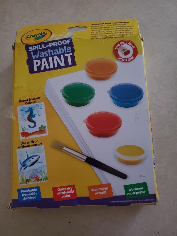 Crayola Spill Proof Washable Paint Set, 1 - Harris Teeter