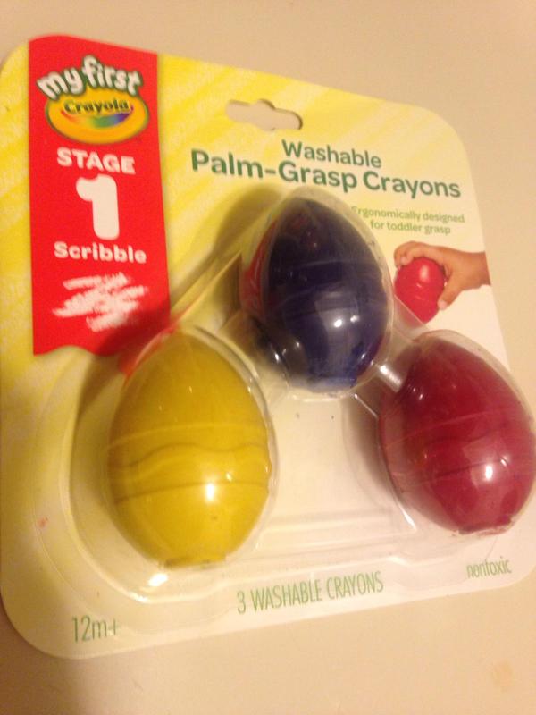 Crayola My First Washable Egg Crayons-6/Pkg, 1 count - Kroger