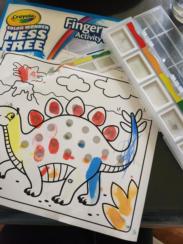 Color Wonder Finger Painting Activity Book, Crayola.com