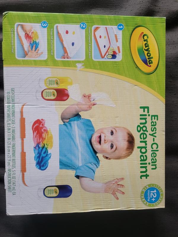 Crayola Easy Clean Finger Paint Station