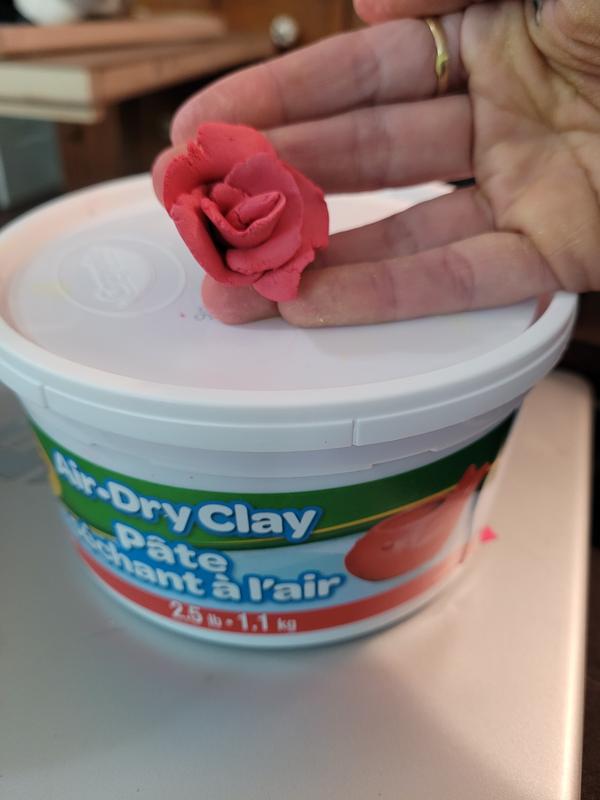 Crayola 575050 Air-Dry Clay, White, 2-1/2 lb. Bucket