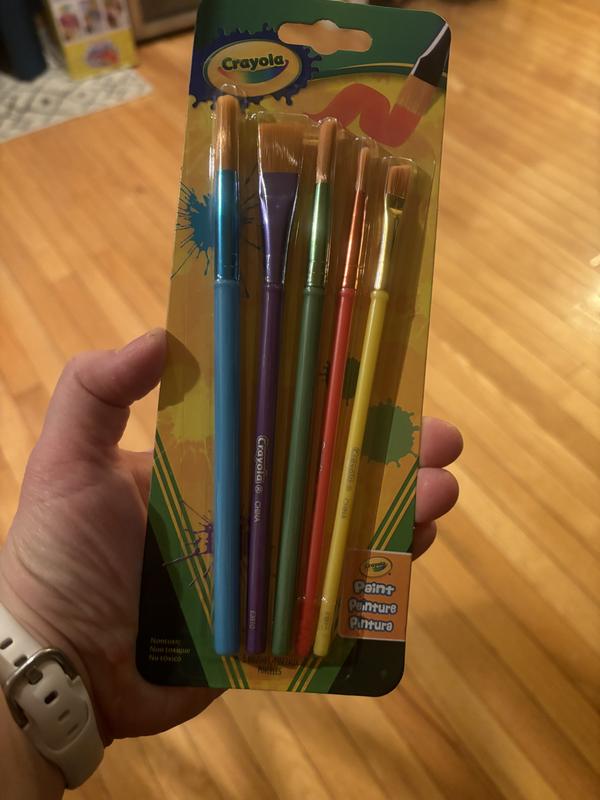 Crayola 5ct Paint Brush Variety Pack : Target