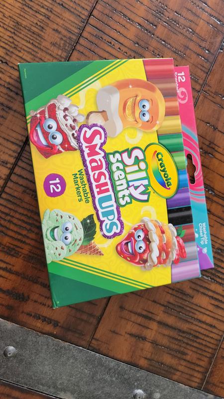 Crayola Washable Silly Scents Chisel Tip Markers – (6 Pack