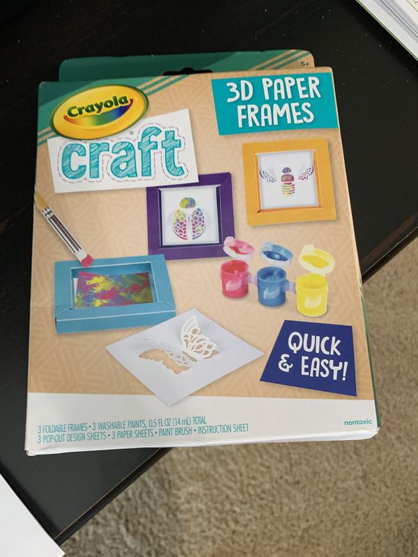 Download 3d Paper Frames Craft Kit For Kids Crayola Com Crayola