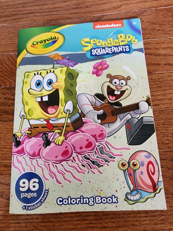 Crayola Art with Edge Spongebob Squarepants Adult Coloring Book, 30 Pages