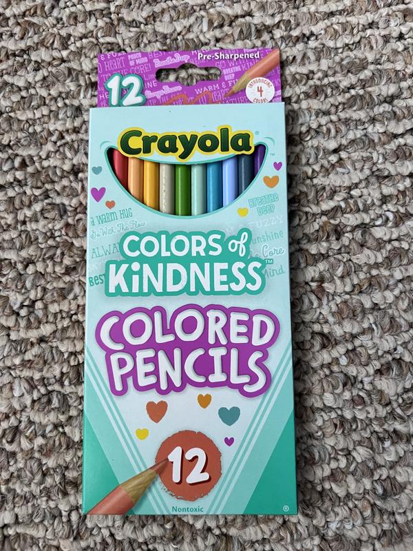 Crayola® Colors of Kindness Pre-Sharpened Colored Pencils, 12 ct - Ralphs