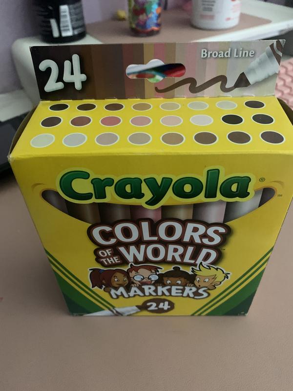  Crayola Colored Pencils 24 Pack, Colors of the World, Skin Tone  Colored Pencils, 24 Colors : Everything Else