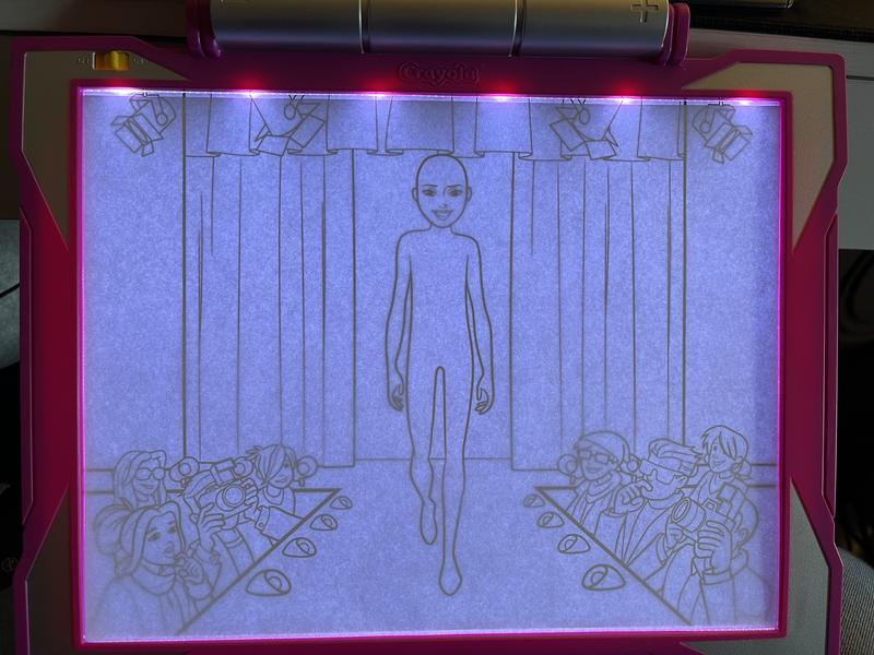 This light-up tracing board is the perfect training tool for aspiring  artists