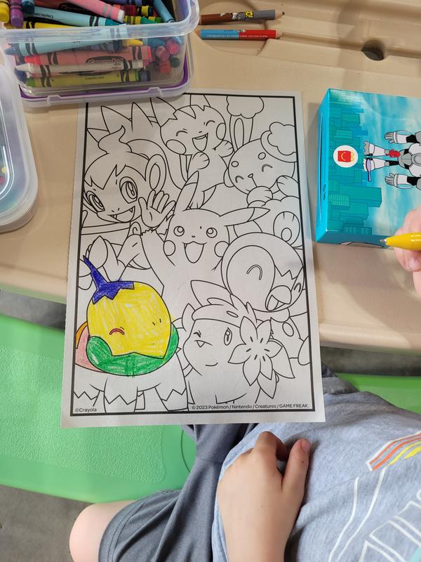 Crayola Pokemon Colouring Book 48Pgs - Kaos Kids