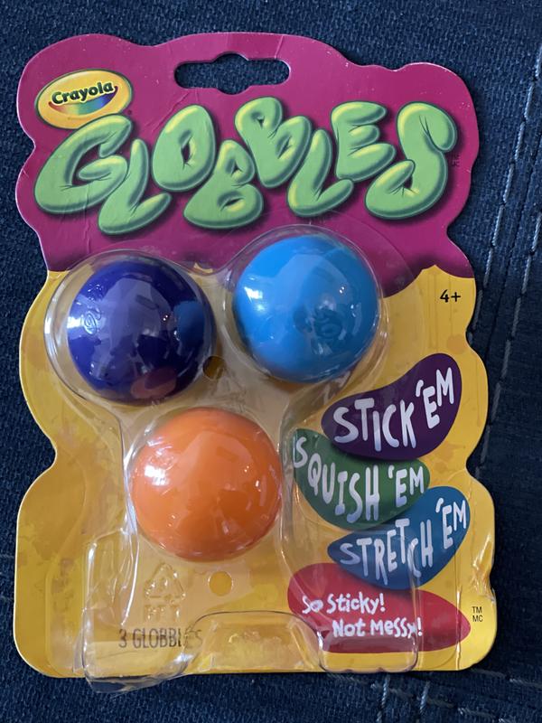 Crayola Globbles Squish Toys Assorted Colors 3 Toys Per Pack Set