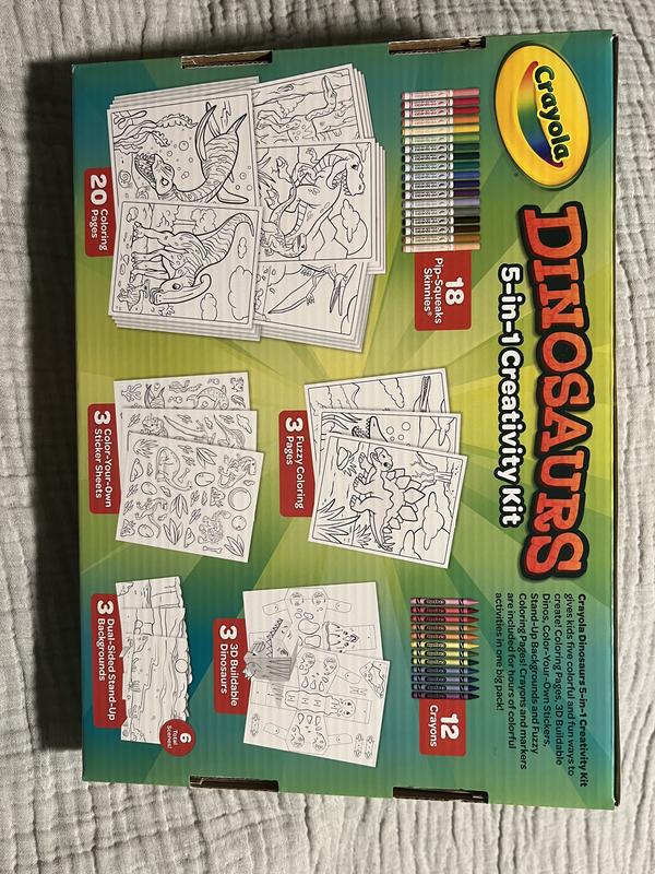 Crayola Dinosaur 5 in 1 Creativity Kit Kit Of 60 Pieces - Office Depot