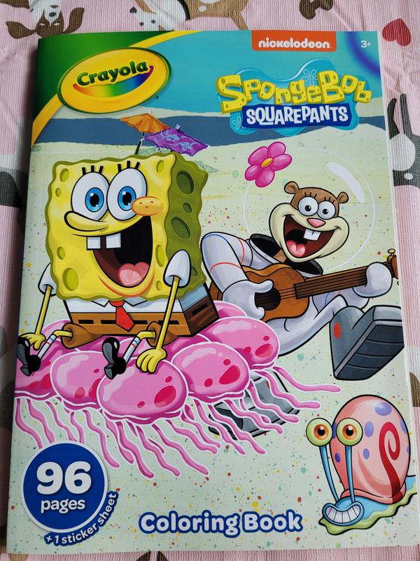 Crayola Spongebob SquarePants 96 Page Coloring Book