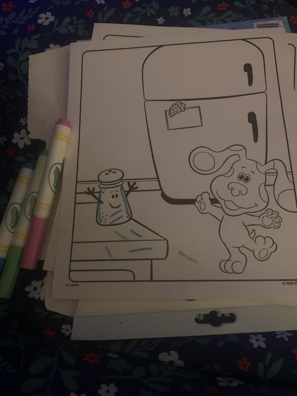 Crayola Color Wonder Mess Free Blues Clues and You Coloring Set