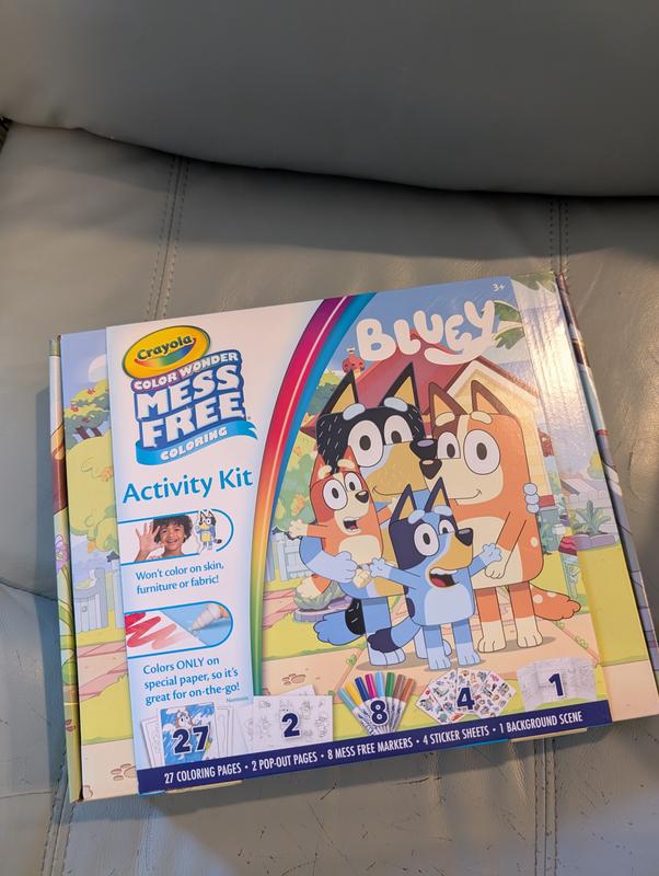 Crayola Color Wonder: Bluey maszatmentes kifestő készlet map
