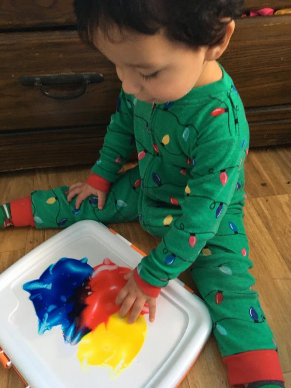 Washable Finger Paint Station for Toddlers, Crayola.com