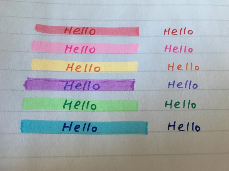 My new favorite highlighter/pens.