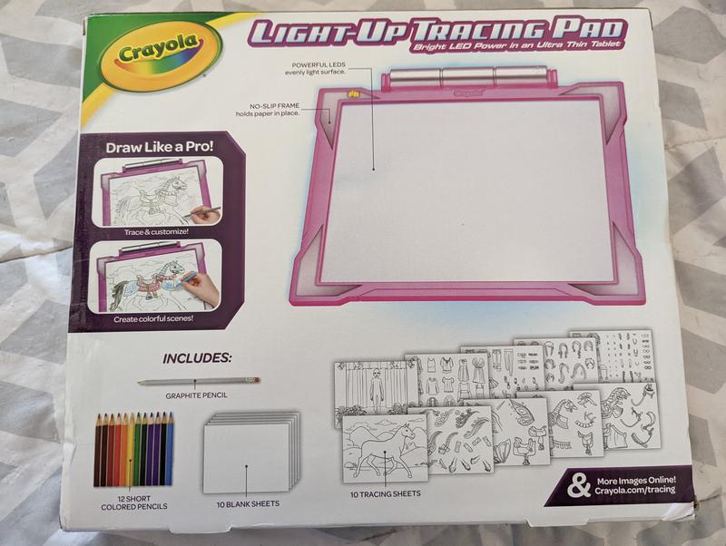 Crayola Light Up Tracing Pad - Teal (040830) for sale online