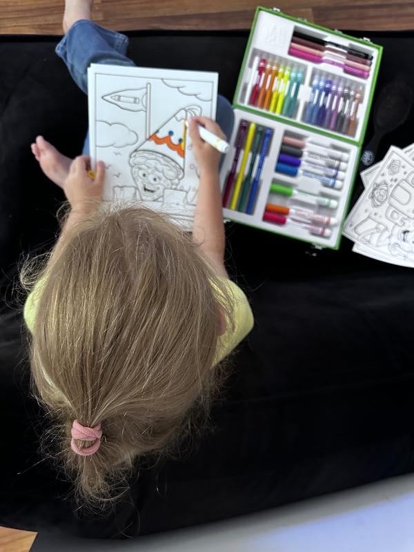 My little one diving straight in