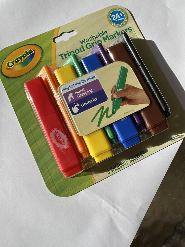 My First Crayola™ Tripod Grip Markers Single Box, Colors