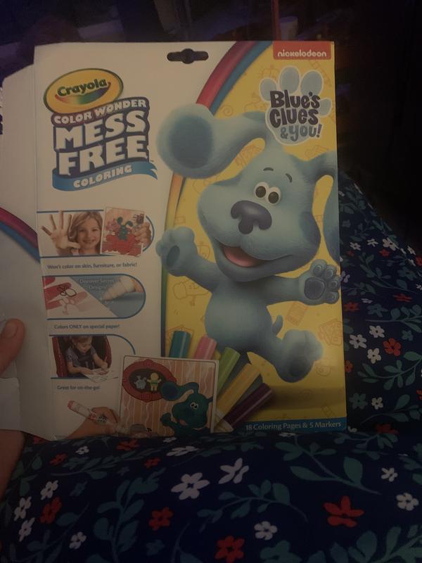 Crayola Color Wonder Mess Free Blues Clues and You Coloring Set