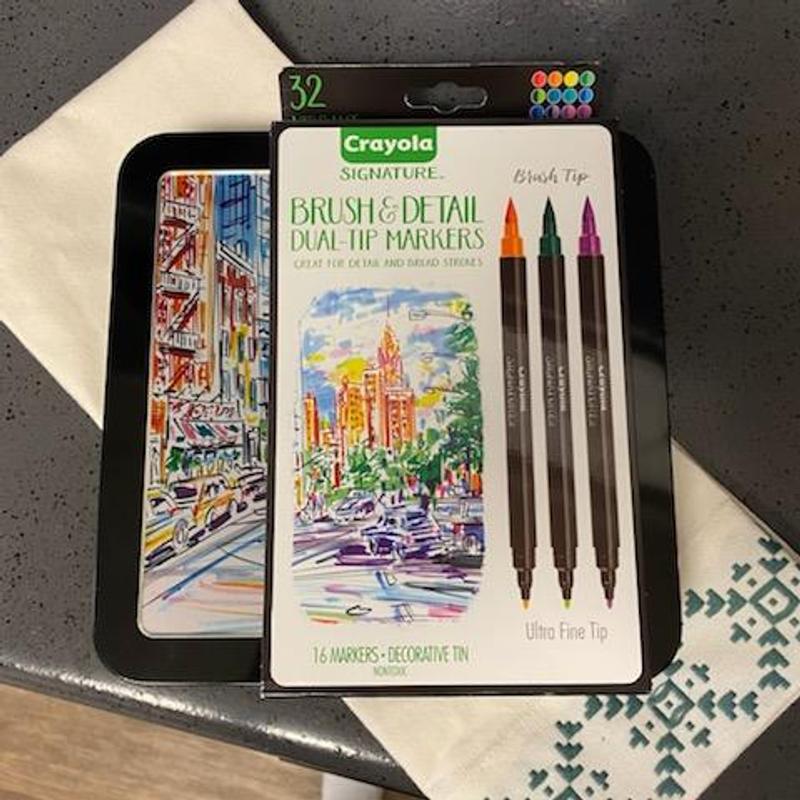 Brush Markers, Dual Tip with Ultra Fine Marker, Crayola.com