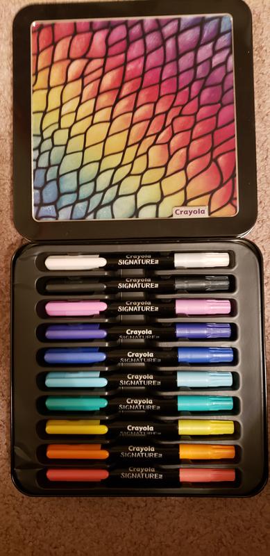 Review: Crayola Signature: Pearlescent Acrylic Paint, Cream Sticks, Paint  Markers and Tri-Color Pencils