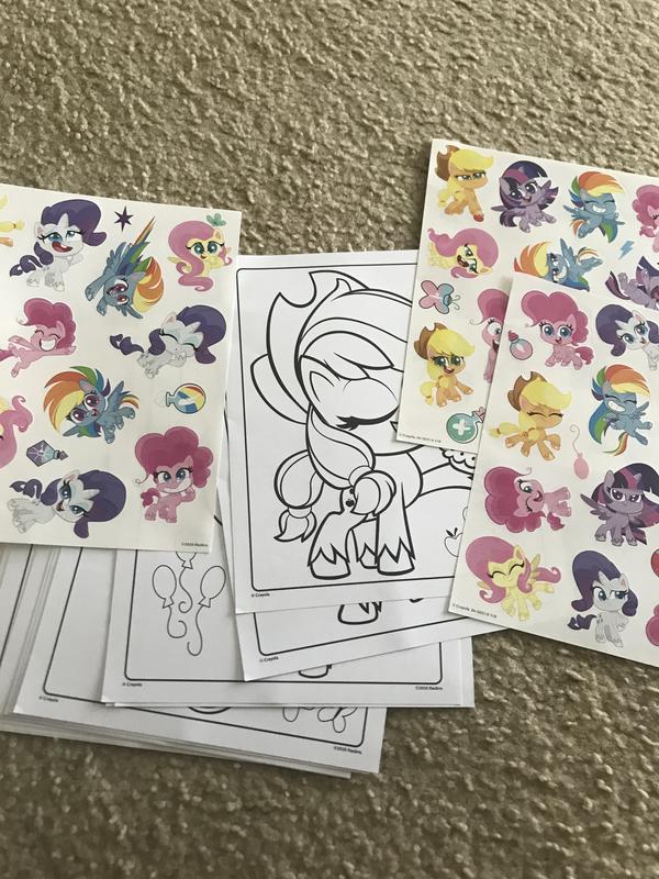 Crayola My Little Pony Coloring Pages and Stickers 