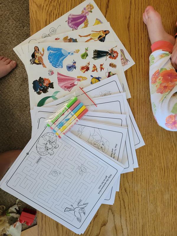 Crayola Disney Princess Color And Sticker Activity Set