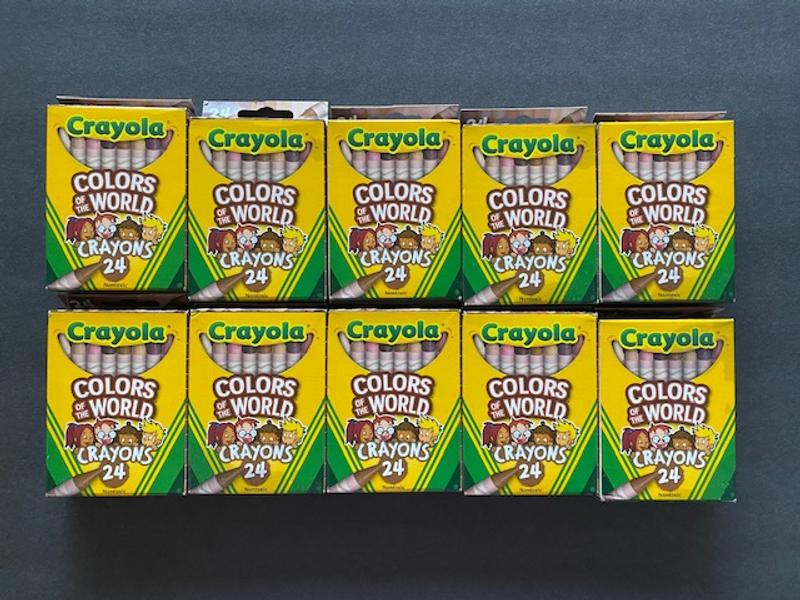 Crayola Colors Of The World Skin Tone Crayons, 24 Colors