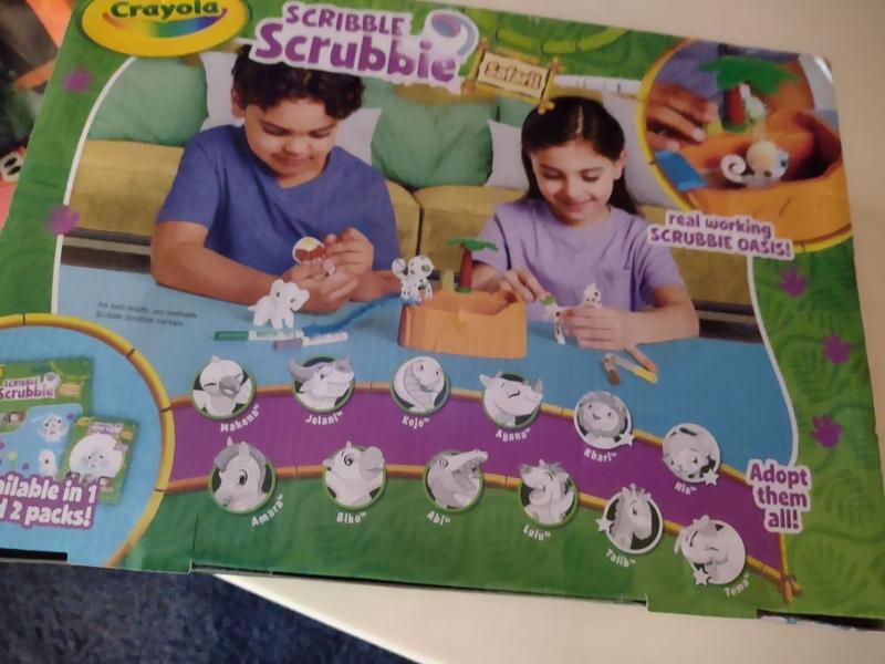 Crayola Scribble Scrubbie Safari Animals, Creative Toy, Gift For Kids, 1  Count