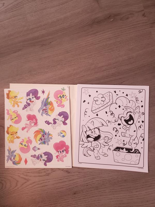 Crayola My Little Pony Coloring Pages and Stickers 