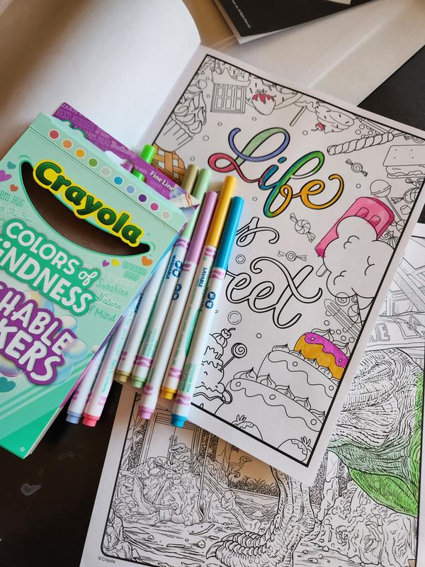 Crayola Colors of Kindness Markers - Fine Marker Point, CYO587807