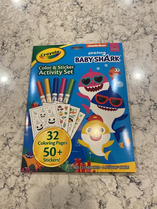 Crayola Bluey Color and Sticker Activity Set with Pipsqueak Markers, Ages  3+