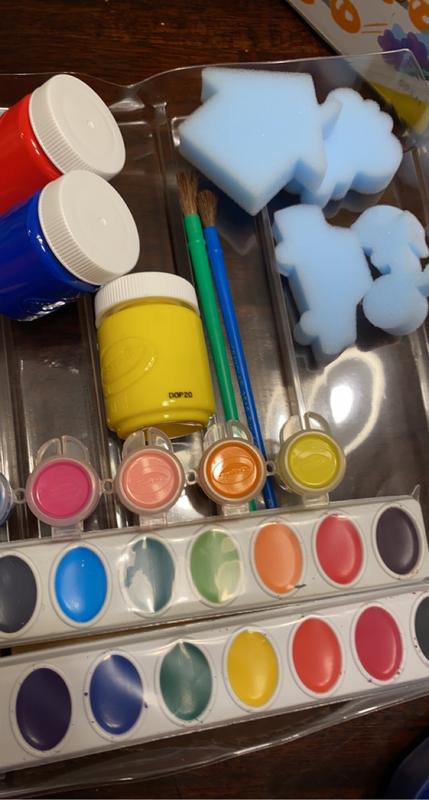 Crayola Washable Kids' Paint Pots Assorted 54-0125 