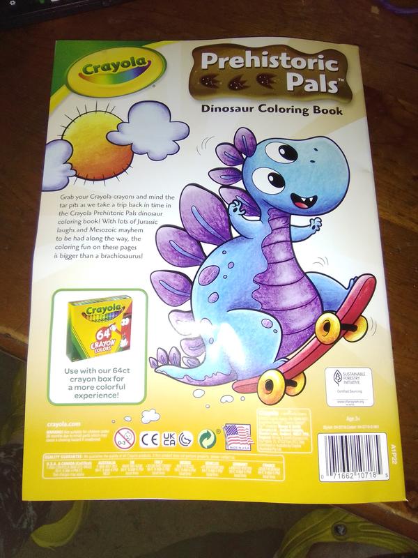 Crayola Prehistoric Pals Color Wonder Markers & Coloring Pages