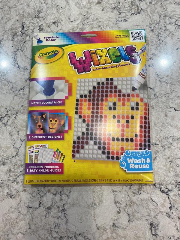 Crayola Wixels Kit Attività Animali – Pixel Art Con Pennarelli Lavabili, Per Bambini Dai 6 Anni - 6