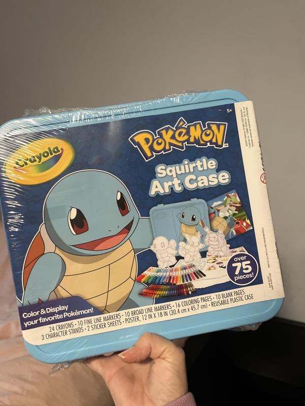  Crayola Pokémon Squirtle Coloring Art Case, 71+ pcs., Coloring  Pages and Markers, Gift for Kids, Ages 4, 5, 6, 7, 8 : Toys & Games