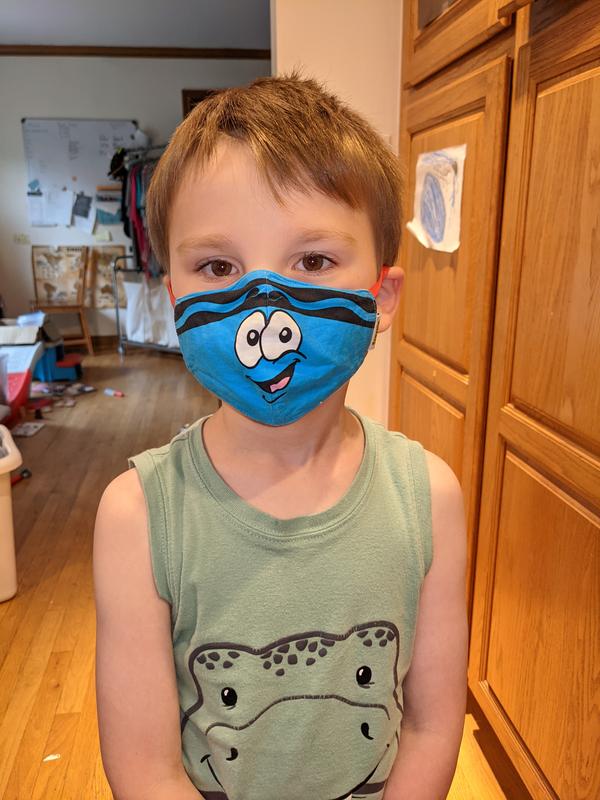 DIY KIDS MASK KITS BUY ONE GET ONE FREE Quality Cotton  Prints MADE IN CANADA 